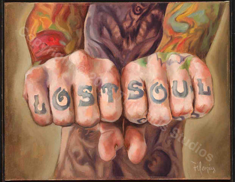 "Lost Soul" Signed 14" x 12" Giclee print