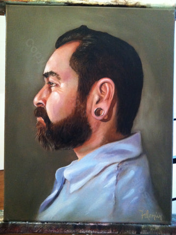 "Luis" Signed 12" x 14" Giclee print